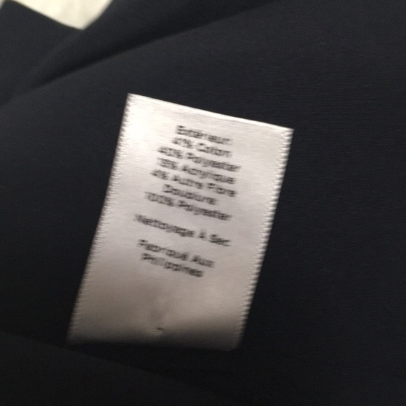 Navy Blue Talbots Tweed Skirt - Picture 6 of 8